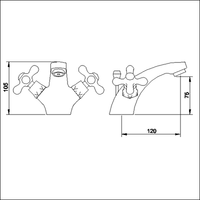 Additional image for Mono Basin Mixer + Pop Up Waste (Chrome)