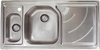 Astracast Sink Echo 1.5 bowl stainless steel kitchen sink with right hand drainer.