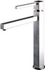 Astracast Nexus Serenita high rise kitchen mixer faucet in brushed steel.