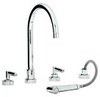 Abode Atlas 4 Hole Kitchen Faucet With Spray (Chrome).