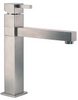 Abode Gino Single Lever Kitchen Faucet (Stainless Steel).