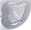 Aquaestil Newa Eclipse Large Corner Whirlpool Bath. 24 Jets. 1500x1500.