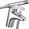 Bristan Java One Faucet Hole Bath Shower Mixer Faucet With Shower Kit (Chrome).