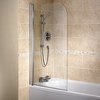 Bristan Java 1 Panel Bathscreen (Left Handed, Silver).