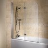 Bristan Java 2 Panel Bathscreen (Left Handed, Silver).