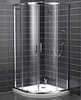 Bristan Java 800mm Quadrant Shower Enclosure With Sliding Doors (Silver).