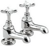 Bristan 1901 Bath Faucets, Chrome Plated.