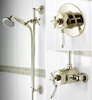 Bristan 1901 Traditional Thermostatic Shower Valve And Slide Rail, Gold.