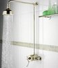 Bristan 1901 Traditional Thermostatic Shower Valve And Rigid Riser, Gold.