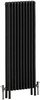 Bristan Heating Nero 3 Column Bathroom Radiator (Gun Metal). 490x1500mm.