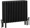 Bristan Heating Nero 4 Column Bathroom Radiator (Gun Metal). 670x600mm.