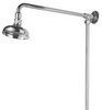 Bristan 1901 Fixed Riser Rail With 4" Shower Rose, Chrome Plated.