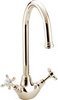 Bristan 1901 Monobloc Sink Mixer Faucet, Gold Plated.