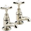 Bristan 1901 Vanity Basin Faucets, Gold Plated.