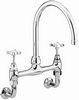 Bristan 1901 Wall Mounted Bridge Sink Mixer Faucet, Chrome Plated.