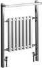 Bristan Heating Qubo Bathroom Radiator (Chrome & White). 655x950mm.