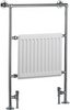 Bristan Heating Venus Bathroom Radiator (Chrome & White). 686x952mm.