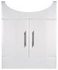 Woodlands Semi Insert Basin Unit (Gloss White).  700x310x870mm