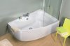 Saninova Complete Clio Shower Bath (Right Hand).  1500x1000mm.