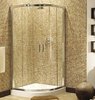 Image Ultra 800 curved quadrant shower enclosure with sliding doors.