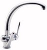 Deva Messina Monoblock Sink Mixer with Liquid Soap Dispenser & Swivel Spout