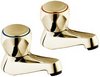 Deva Profile Bath Faucets (Gold, Pair).