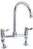 Deva Lever Action 3" Lever Bridge Sink Faucet with adjustable centers.