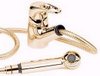 Deva Excel Single Lever Sink Mixer with Pull Out Rinser (Gold)