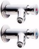 Deva Commercial Preset Non-Concussive Bib Faucets.