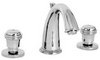 Deva Senate 3 Hole Basin Mixer Faucet With Pop Up Waste (Chrome).