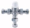 Deva Commercial 15/22 Combined Thermostatic Blending Valve.