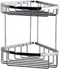 Geesa Standard Corner Large Double Basket 217x217mm (Chrome)