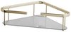 Geesa Standard Luxury Glass Corner Shelf 260x335mm (Gold)