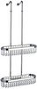 Geesa Caddy Double Hanging Basket 280x560x90mm (Chrome)