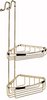 Geesa Caddy Large Corner Hanging Basket (Gold, Left Hand)