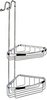 Geesa Caddy Large Corner Hanging Basket (Chrome, Left Hand)