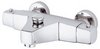 Vado Mix2 Wall mounted thermostatic bath shower mixer, no kit.