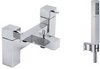 Vado Mix2 Deck mounted 2 faucet hole bath shower mixer with kit.