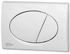 Pegler Frames Opal Flush Plate (White). 274x165mm.