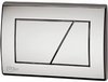 Pegler Frames Swish Flush Plate (Matt Chrome). 274x165mm.