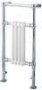 Hydra Albert traditional restroom radiator and towel rail (chrome). 404x945mm.