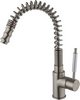 Hydra Jessica Kitchen Faucet With Pull Out Spray Rinser (Brushed Steel).