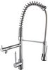 Hydra Professional kitchen faucet with rinser and swivel spout. 750mm High.
