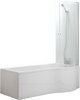 Hydra Complete Shower Bath (Right Hand). 1500x750mm.