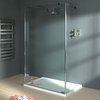 Lakes Italia Wet Room Glass Shower Screen, 1000x1950. 1000mm Arm.