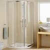 Lakes Classic 1000mm Quadrant Shower Enclosure & Tray (Silver).