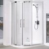 Lakes Classic Left Hand 1000x800 Offset Quadrant Shower Enclosure & Tray.