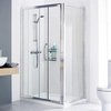 Lakes Classic 1000x700 Shower Enclosure, Slider Door & Tray (Right Handed).