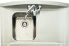 Rangemaster Roma 1.0 Bowl Stainless Steel Sink, Right Hand Drainer.