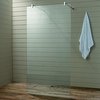 Matrix Enclosures Wet Room Glass Shower Screen, 900x1900x10mm.